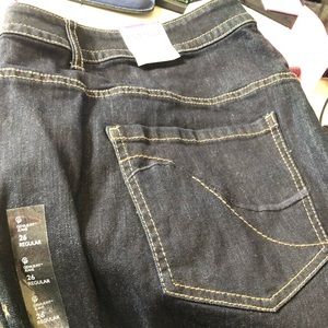 Lane Bryant dark blue denim jeans